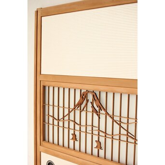 三保の松原 組子襖戸 4枚1組　F277 