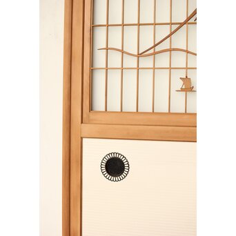 三保の松原 組子襖戸 4枚1組　F277 