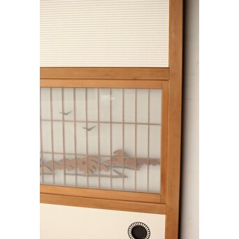 三保の松原 組子襖戸 4枚1組　F277 