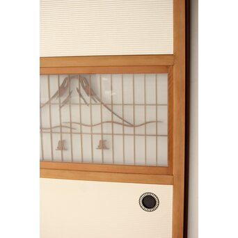 三保の松原 組子襖戸 4枚1組　F277 