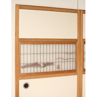 三保の松原 組子襖戸 4枚1組　F277 