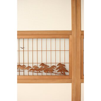 三保の松原 組子襖戸 4枚1組　F277 