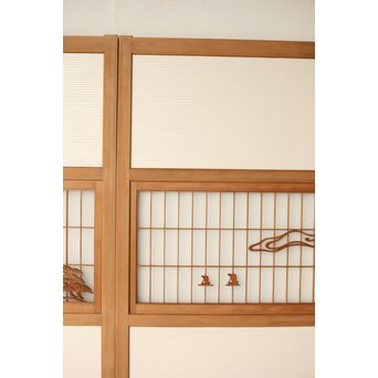 三保の松原 組子襖戸 4枚1組　F277 