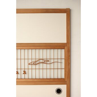 三保の松原 組子襖戸 4枚1組　F277 