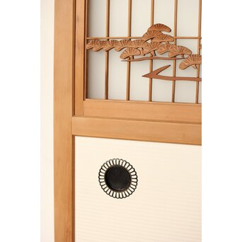 三保の松原 組子襖戸 4枚1組　F277 