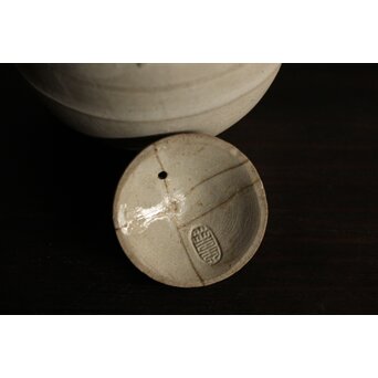 倣 青木木米 白泥眠雲跂石銘 急須 真清水蔵六 識箱　P532 