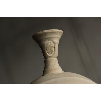 倣 青木木米 白泥眠雲跂石銘 急須 真清水蔵六 識箱　P532 