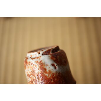 北大路魯山人 志野グイ呑 五　P533 