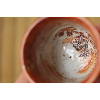 北大路魯山人 志野グイ呑 五　P533 