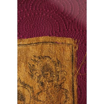 室町時代 高野裂 五大力吼菩薩像 木版　Z622 