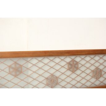 両面ガラス 散らし組子欄間　R0465 