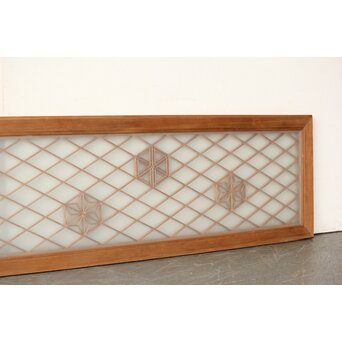 両面ガラス 散らし組子欄間　R0465 