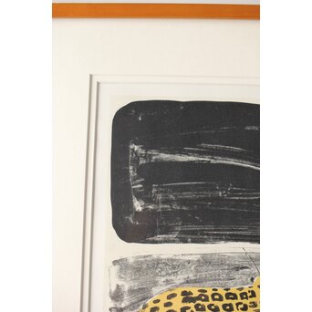 香月泰男 リトグラフ『動物シリーズ石版画集II』ジャガー　Z624 