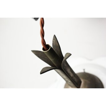 梅型 乳白色電笠　A497 