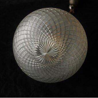 大型 オーバル 切子照明　A498 