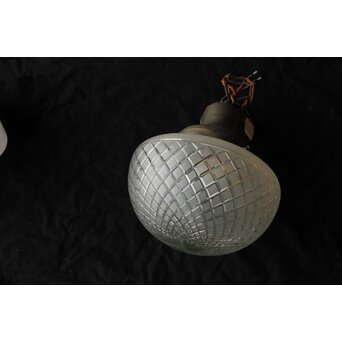 大型 オーバル 切子照明　A498 