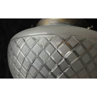 大型 オーバル 切子照明　A498 