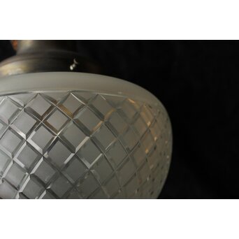 大型 オーバル 切子照明　A498 