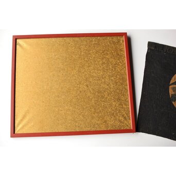 芹沢銈介 和の字 暖簾 額装　Z625 