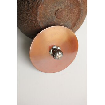 金喜堂 浄味作 白肌鉄瓶 共箱　M452 