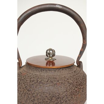 金喜堂 浄味作 白肌鉄瓶 共箱　M452 