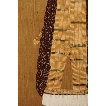 芹沢銈介 型染 ばんどり図屏風　Z626 