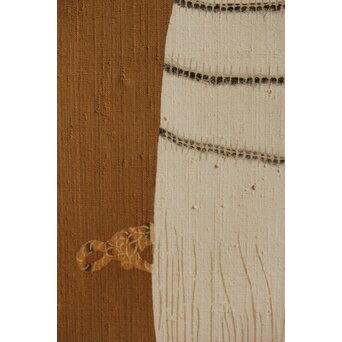 芹沢銈介 型染 ばんどり図屏風　Z626 