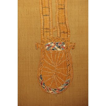 芹沢銈介 型染 ばんどり図屏風　Z626 