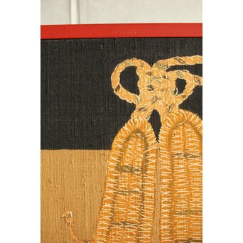 芹沢銈介 型染 ばんどり図屏風　Z626 