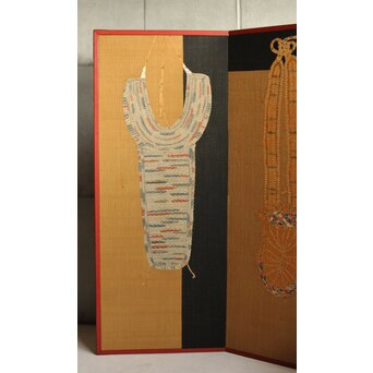 芹沢銈介 型染 ばんどり図屏風　Z626 