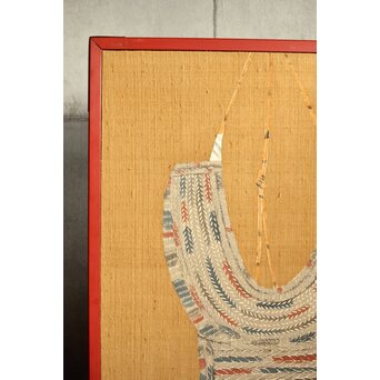 芹沢銈介 型染 ばんどり図屏風　Z626 