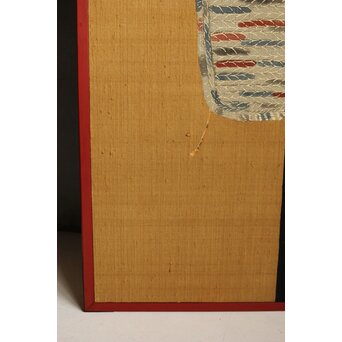 芹沢銈介 型染 ばんどり図屏風　Z626 