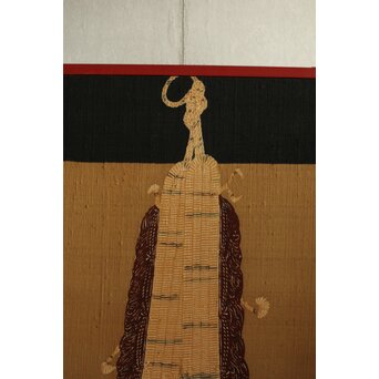 芹沢銈介 型染 ばんどり図屏風　Z626 