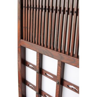 総欅 乳白色アクリル板仕様 飴色蔵戸　W0192Y 