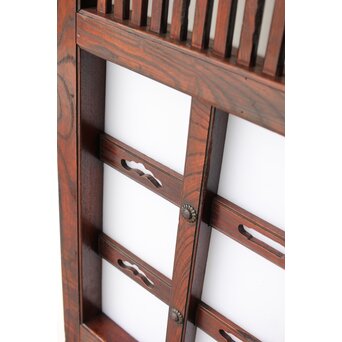 総欅 乳白色アクリル板仕様 飴色蔵戸　W0192Y 