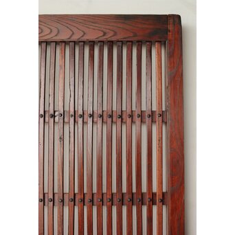 総欅 乳白色アクリル板仕様 飴色蔵戸　W0192Y 