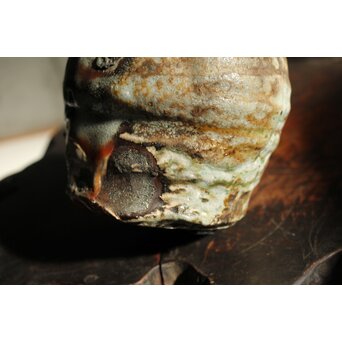 熊野九郎右衛門 熊志乃 汲古 徳利 共箱 おまけのぐい呑み付き　P540 