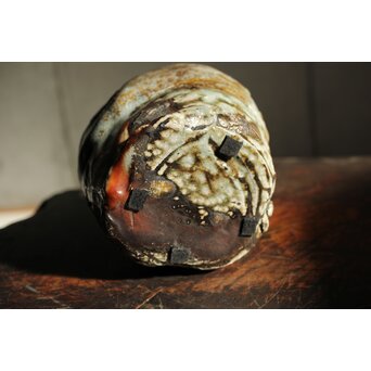 熊野九郎右衛門 熊志乃 汲古 徳利 共箱 おまけのぐい呑み付き　P540 