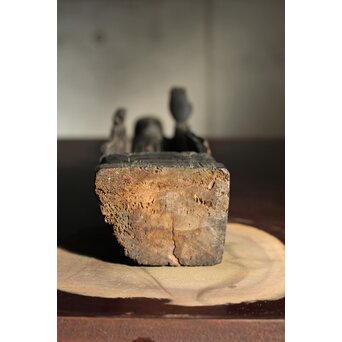 木彫 地蔵菩薩像 民間仏　X585 