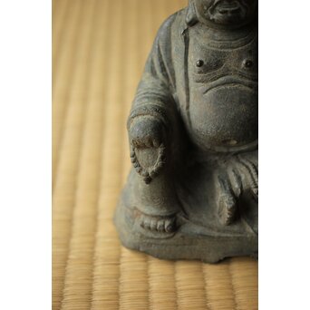 明代か 古銅布袋坐像　M454 