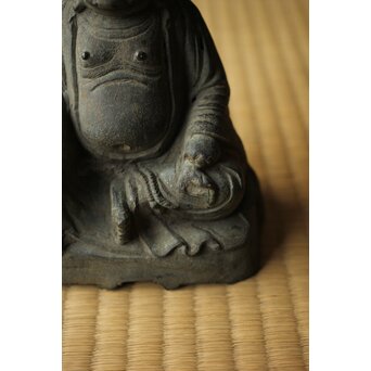 明代か 古銅布袋坐像　M454 