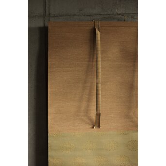 木村武山 花鳥画 絹本軸装　Z629 