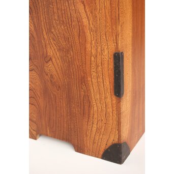 総欅 観音開 帳場箪笥　C412 