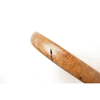 花梨か 瘤杢丸盆　X588 