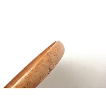 花梨か 瘤杢丸盆　X588 