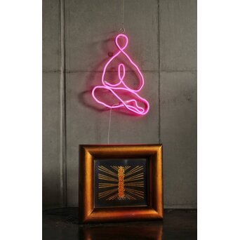 芹沢銈介【南無阿弥陀仏】木版画 額装　Z631 