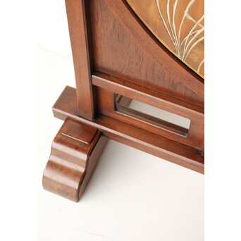 石川確治 木彫彩色【天女】円形レリーフ　X590 