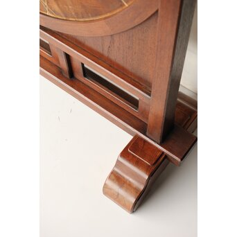 石川確治 木彫彩色【天女】円形レリーフ　X590 