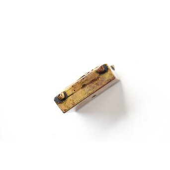 秋草鹿蒔絵 硯箱　Q381 