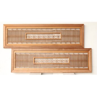 桐紋組子 中型欄間 2枚1組　R0477 B面　同じデザインですね